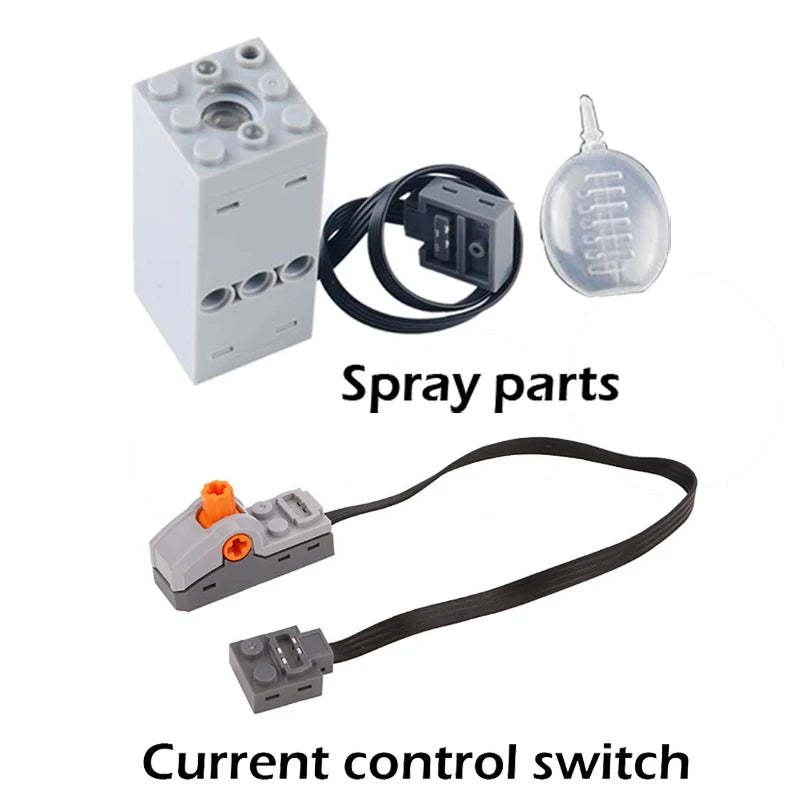 Techniczny spray dymny Silnik Spryskiwacz Klocki Mould King Fogger do Legoeds Klocki konstrukcyjne MOC Pociąg Części Wagonowe Model Silnika