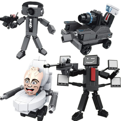 Transformation Robot Car EVA-01 Disney Building blocks Toys Truck head Alloy Edition Anime Mini Model Figures Tank Model Gifts