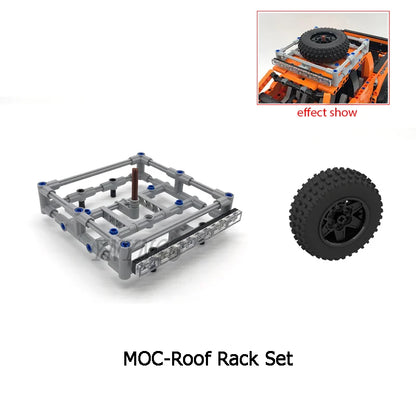 Technical Can Tilted Pickups F-150 Raptor Trailer Model Building Blocks DIY 42126 MOD Bricks Assembly Set Children's Toy Gifts