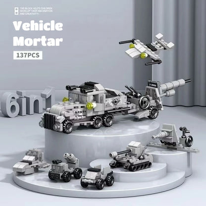 Compatible Lego Military Tank Rocket Robot Dinosaur Armored Vehicle Fighter Jet Puzzle Assembly Toys Boys Kids Toy Gifts