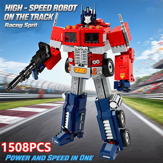 Technical 1508PCS Transformation Robot Truck 10302 Collectible Build Model Car Creative 2-in-1 can be Converted into Trucks Gift