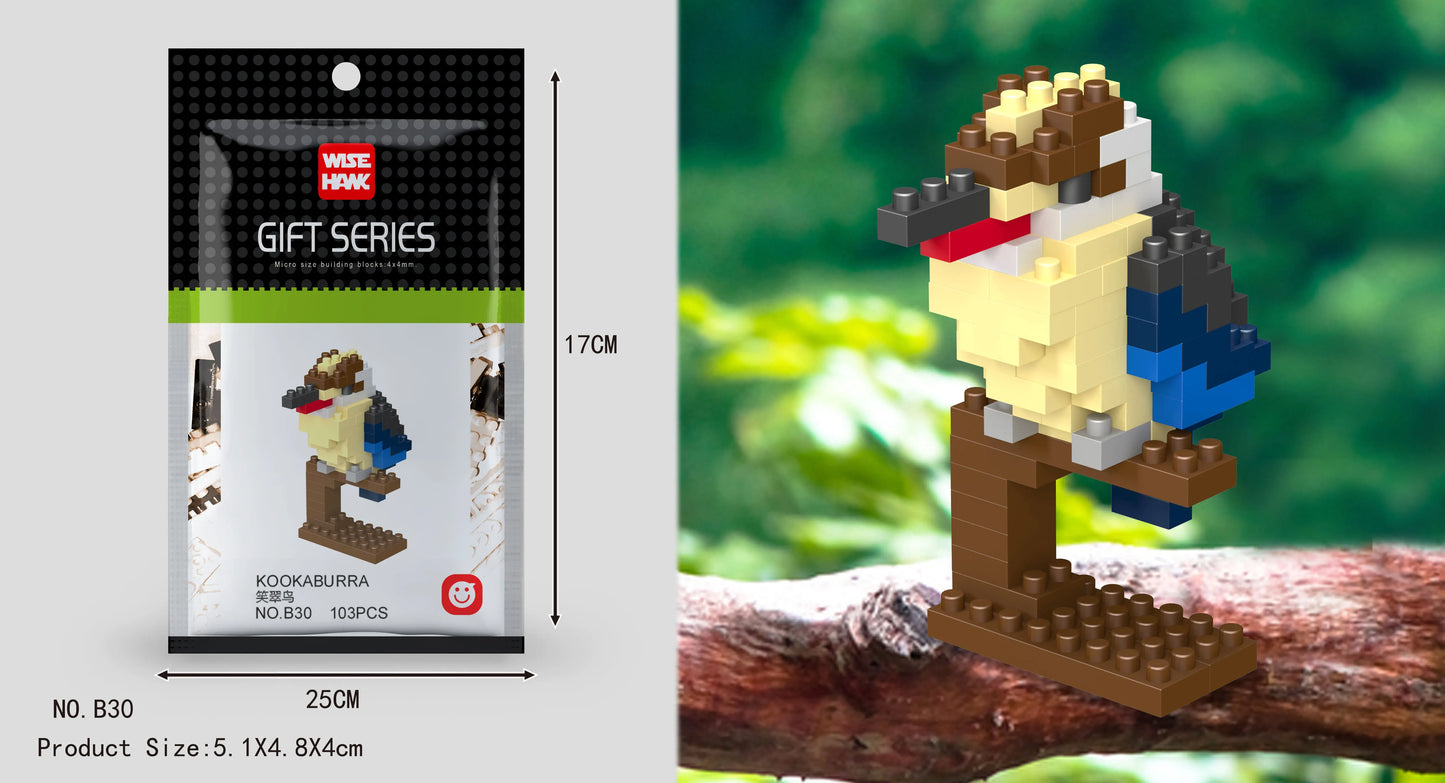 Mini Building Blocks 3D Animal  Diamond Model Micro Bricks Dog Cat Bird Moose Wolf Panda Macaw Toys For Children Birthday Gifts - CADA BRICKS®