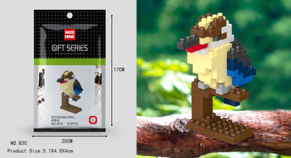Mini Building Blocks 3D Animal  Diamond Model Micro Bricks Dog Cat Bird Moose Wolf Panda Macaw Toys For Children Birthday Gifts - CADA BRICKS®