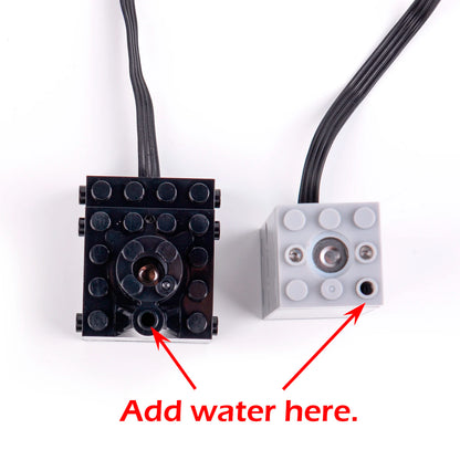 Techniczny spray dymny Silnik Spryskiwacz Klocki Mould King Fogger do Legoeds Klocki konstrukcyjne MOC Pociąg Części Wagonowe Model Silnika