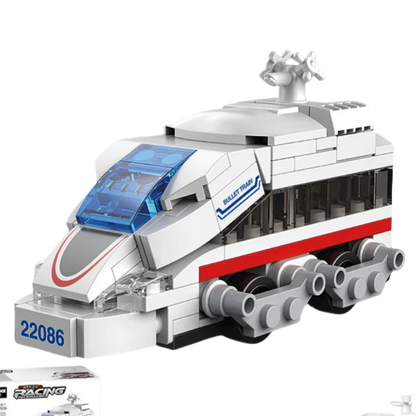 DIY Samochód wyścigowy Autobus Pojazd inżynieryjny Karetka Model z napędem pull-back Klocki Klocki Zabawki dla dzieci Chłopcy Kompatybilne z Lego