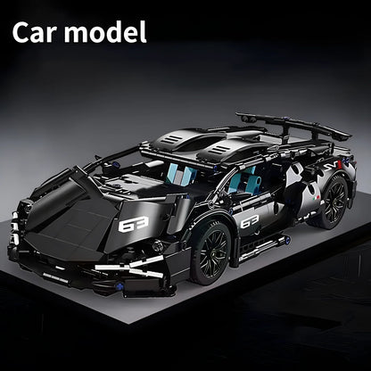Technical Racing Sport Car Model Building Blocks technic adults 1:14 DIY Supercar Brick Puzzle Toys Kid Adult Gift（1280+granule） - CADA BRICKS®