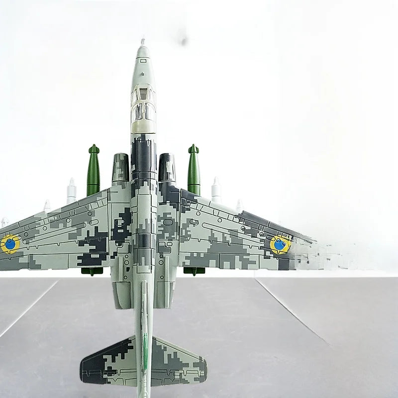 Assembled Fighter Jet Model Toy for Boys Tank Military Simulation Building Blos Gift B2 Stealth Bomber J20 Su35 Ghost