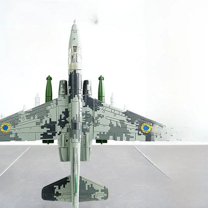 Assembled Fighter Jet Model Toy for Boys Tank Military Simulation Building Blos Gift B2 Stealth Bomber J20 Su35 Ghost