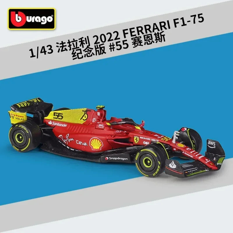 Skala 1:43 2022 Alfa Romeo F1 Team ORLEN C42 Techniczny samochód wyścigowy Klocki konstrukcyjne Model pojazdu Formuły 1 Klocki konstrukcyjne Zabawki na prezenty
