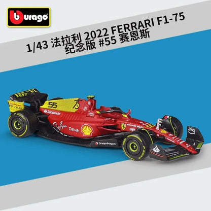 Skala 1:43 2022 Alfa Romeo F1 Team ORLEN C42 Techniczny samochód wyścigowy Klocki konstrukcyjne Model pojazdu Formuły 1 Klocki konstrukcyjne Zabawki na prezenty