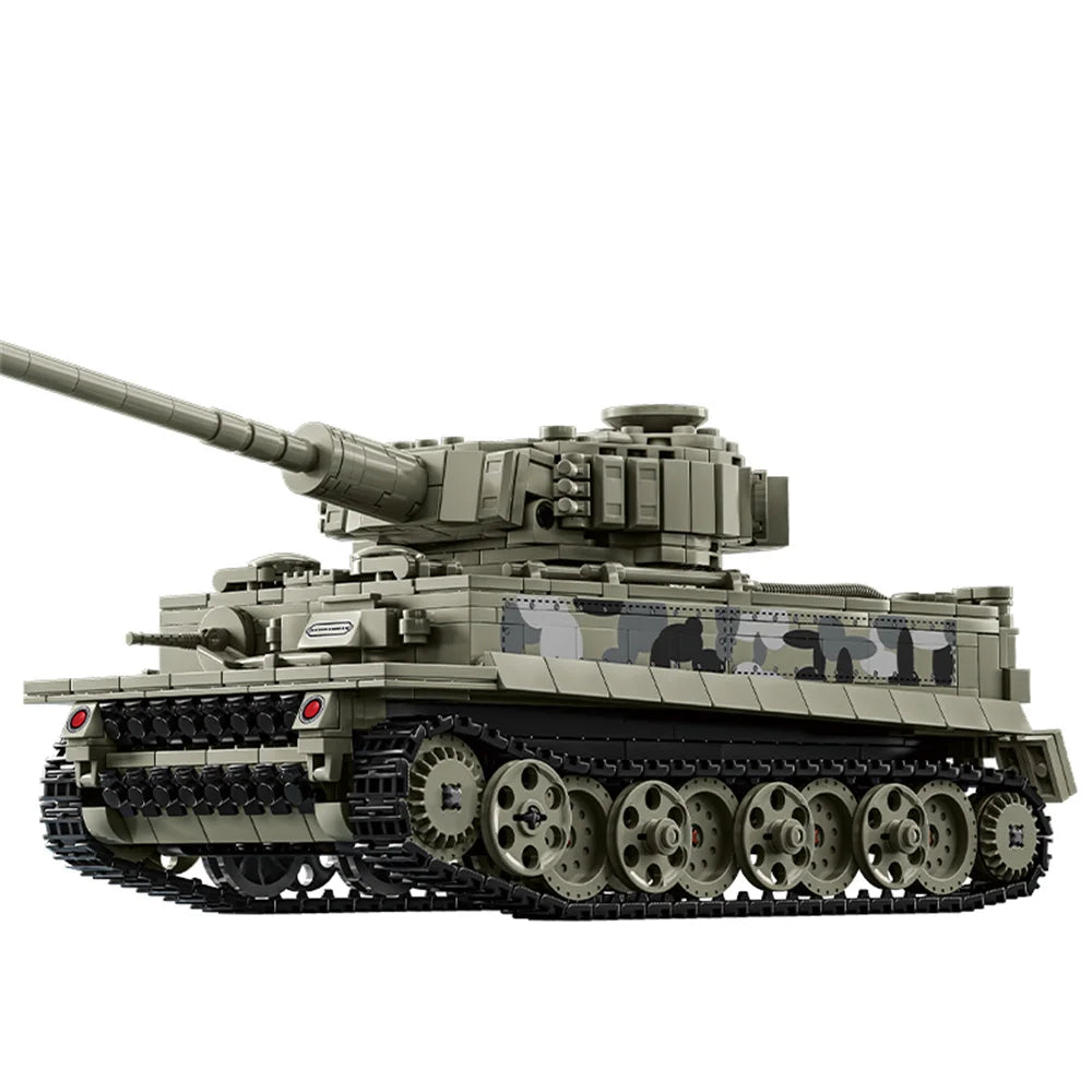 World War 2 WW2 Army Military Soldiers SWAT Leopard 2A7 Main Battle Tank Assemble Building Blocks Bricks Children's Toys Gift - CADA BRICKS®