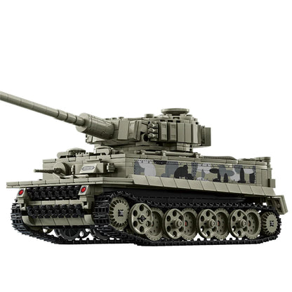 World War 2 WW2 Army Military Soldiers SWAT Leopard 2A7 Main Battle Tank Assemble Building Blocks Bricks Children's Toys Gift - CADA BRICKS®