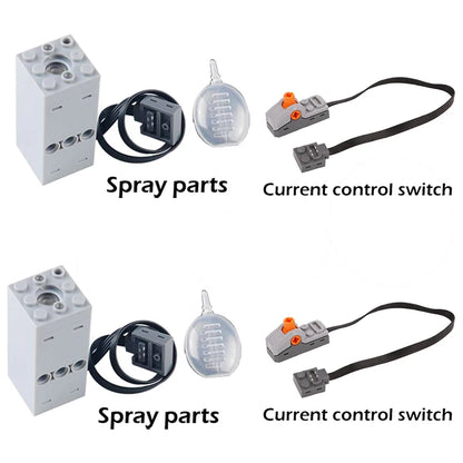 Techniczny spray dymny Silnik Spryskiwacz Klocki Mould King Fogger do Legoeds Klocki konstrukcyjne MOC Pociąg Części Wagonowe Model Silnika