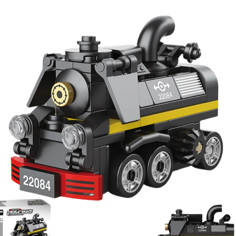DIY Samochód wyścigowy Autobus Pojazd inżynieryjny Karetka Model z napędem pull-back Klocki Klocki Zabawki dla dzieci Chłopcy Kompatybilne z Lego