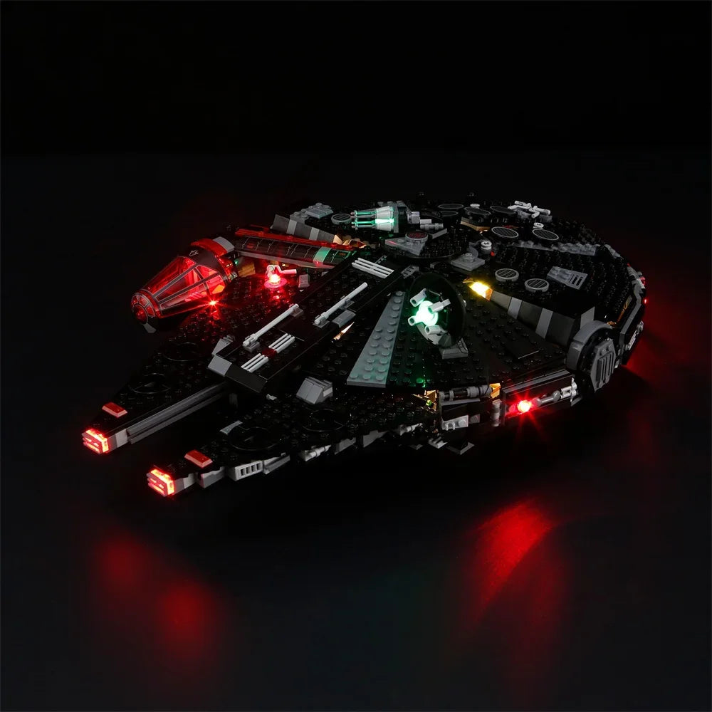 Lighting Kit For LEGO 75389 The Dark Falcon Millennium Falcon Starsing War Not Building Blocks (Only Lighting Set) - CADA BRICKS®