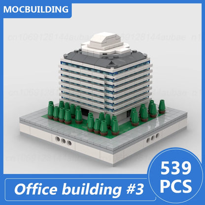 Skyscraper Modular City Series MOC Building Blocks DIY Assemble Bricks City Architecture Display Creative Educational Toys Gifts