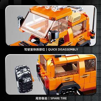 302 SZTUK Sluban Urban Tank Modelbricks pojazd terenowy Figurki Klocki Zabawki Edukacyjne dla Dzieci