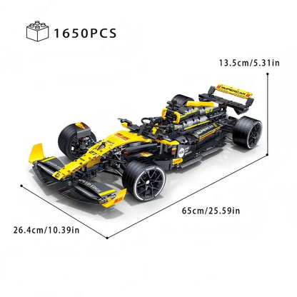 2025New Technology 1:8 F1 Formula Red Sport racing Model Building Block Mechanical Set Assembly Toy  For Children's Holiday Gift - CADA BRICKS®