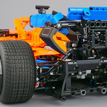 Technical 1432PCS F1 Racing Cars Building Blocks 42141 Mechanical Group Bricks Assembly Display Model Toy Gift Collection Decors