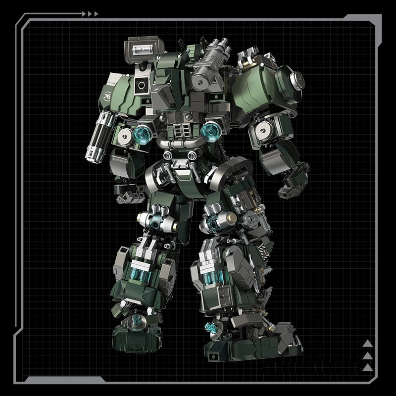 Technic Large Mecha Warrior Building Blocks Set Battle Robots Action Figure Model kits Adult Kids Assembled Toys Gifts For Boys - CADA BRICKS®