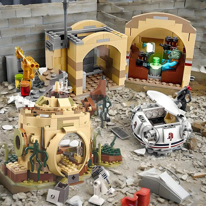MOC 400PCS Mos Eisiley Cantina Space Plan Wars Bar And Tavern Building Blocks Bricks Compatible Toy Gift - CADA BRICKS®