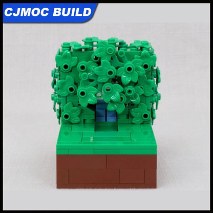 MOC Building Block Homer Backing Into the Bushes Technology Bricks Birthday Christmas Holiday DIY Gifts Adults Toys - CADA BRICKS®