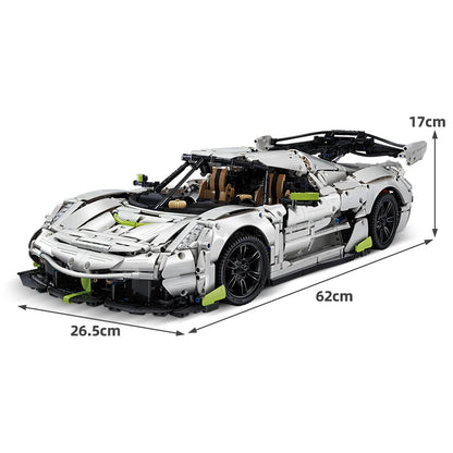 Cada 1:8 MOC 4346PCS Supercar City Racing Car Hypercar Building Blocks Sportscar Racing Vehicle Bricks Toys Children Kids Gifts - CADA BRICKS®