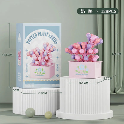 Bouquet Flower Mini Diy Building Block Toys for Children Bricks Blocks for Adults Constructor Micro Bricks Construction Set Gift - CADA BRICKS®