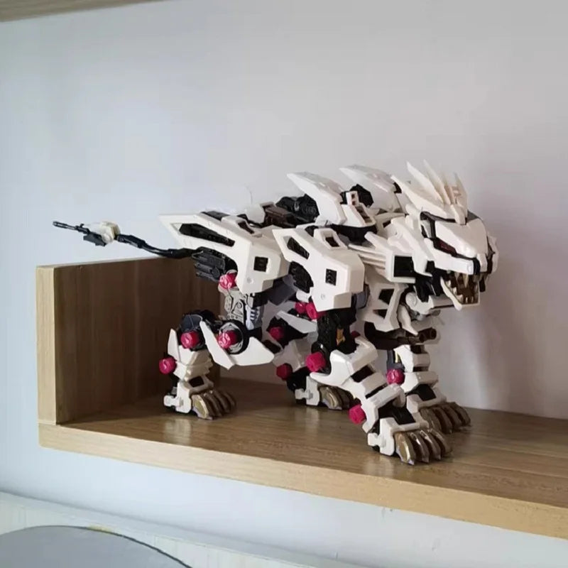 BT Building Blocks ZOIDS RZ-041 White Liger ZERO 1:72 Scale Full Action Plastic Kit Assemble Model Christmas Gifts For Children - CADA BRICKS®