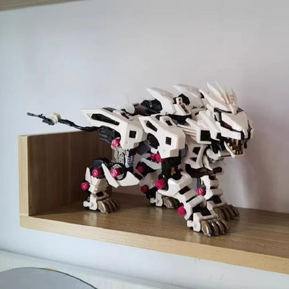 BT Building Blocks ZOIDS RZ-041 White Liger ZERO 1:72 Scale Full Action Plastic Kit Assemble Model Christmas Gifts For Children - CADA BRICKS®
