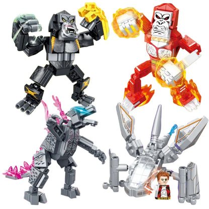 Transformation Robot Car EVA-01 Disney Building blocks Toys Truck head Alloy Edition Anime Mini Model Figures Tank Model Gifts